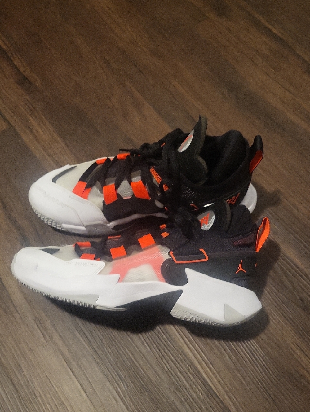 Nike Jordan Why Not Zer0.5 Kids' Basketball Shoes - Black & Orange